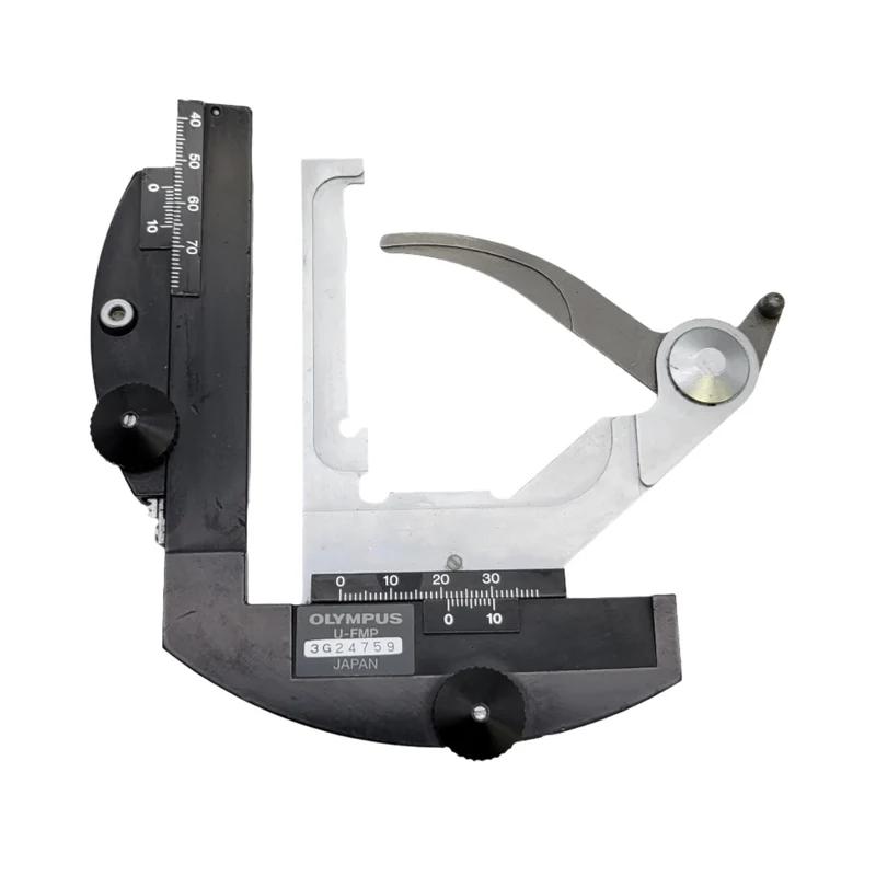 Olympus Microscope U-FMP Mechanical XY Stage with Coaxial Control and Slide Holder