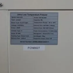 Heli DW-86L58 Ultra-Low Temperature Upright Freezer, 21 of 21