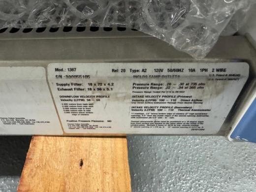 Thermo Scientific 1300 Series A2 Class II Biosafety Cabinet 6' Work Area-cover