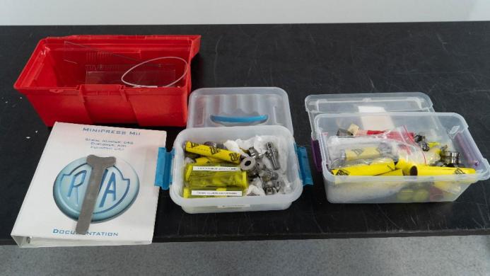 RIVA MiniPress MII Single Station Tablet Press for Precise Tablet Compression-cover