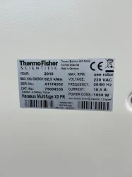 Thermo Fisher Scientific Heraeus Multifuge X3 FR Refrigerated Benchtop Centrifuge, 5 of 5