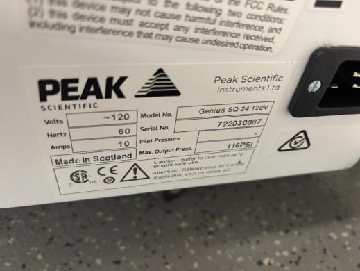 Peak Scientific Genius SQ 24 Nitrogen Gas Generator-cover