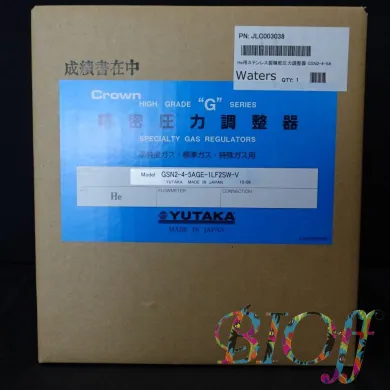YUTAKA GSN2-4-5AGE-1LF2SW-V Precision Pressure Regulator with Stainless Steel Dual-Stage Valve