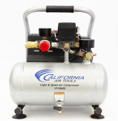 California Air Tools 1P1060S Portable Low Noise Air Compressor with Steel Tank-cover