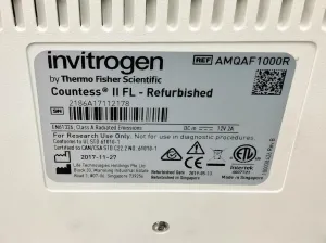 Invitrogen Countess II FL Automated Fluorescence Cell Counter with Brightfield and Dual Fluorescence Channels, 11 of 11