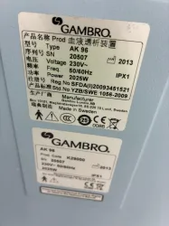 Gambro AK-96 Hemodialysis Machine with Integrated Fluid Management System, 4 of 4