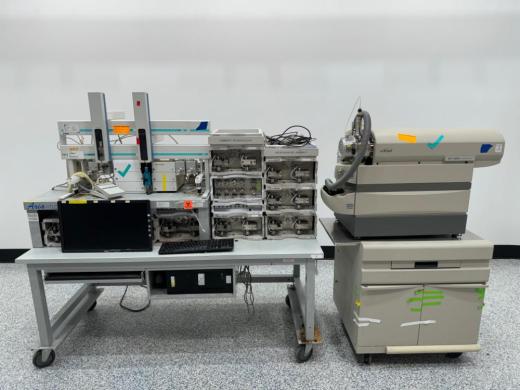 Agilent Aria HTLC with Cohesive Modules and AB SCIEX API 3200 Triple Quadrupole LC/MS/MS System-cover