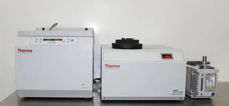 Thermo Savant RVT4104-115 Vacuum Concentrator System with Refrigerated Vapor Trap and Vacuum Pump