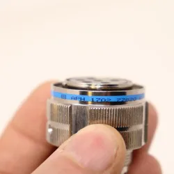 Amphenol D38999/26FE6SN MIL-DTL-38999 Series III Circular Connector, 6-Contact Crimp Socket Plug, 4 of 5