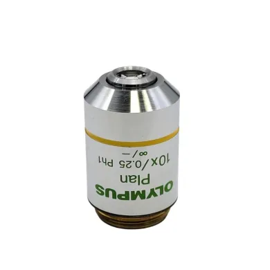 Olympus Plan 10x Ph1 Phase Contrast Microscope Objective