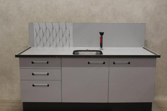 Interfurn Plinth cabinet with sink L.Grey-cover
