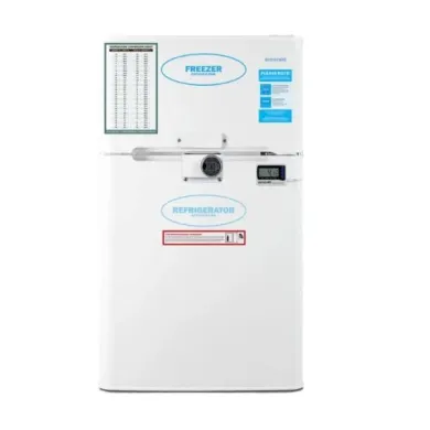 Accucold AGP34RFLCALADA 19" Wide ADA Height General Purpose Laboratory Refrigerator-Freezer