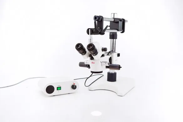 Leica WILD M651 Stereo Microscope with Swing-Arm Stand, F=200