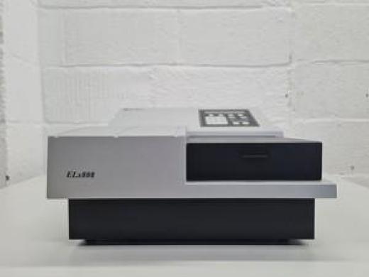 BioTek Model: ELx808 Microplate Reader Lab-cover