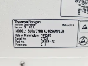 Thermo Finnigan Surveyor PDA Detector with Autosampler and MS Pump for HPLC Systems, 13 of 19