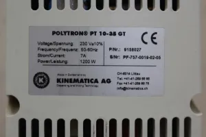 Kinematica Polytron PT 10-35 GT Homogenizer, 2 of 2