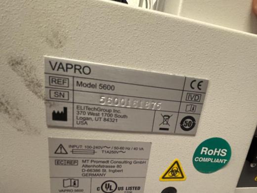 Vapro 5600 Vapor Pressure Osmometer-cover