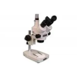 Meiji EMZ-5TR Trinocular Zoom Stereo Microscope with PC Pole Stand and MA502 Eyepieces, 3 of 6