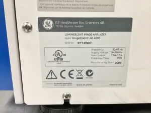 GE ImageQuant LAS-4000 Multi-Mode Luminescent Imager for Gel and Membrane Analysis, 22 of 22