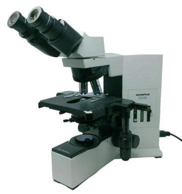 Olympus Microscope BX40 with Fixed Binocular Head-cover