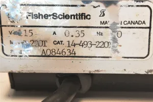 Fisher Thermix 220T Magnetic Stirrer with Porcelain-Covered Stainless Steel Plate, 8 of 11