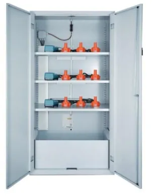 LITHIUMSAFE LIGHT EL54 Fire-Safe Battery Storage Cabinet