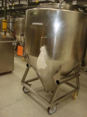Bohle Mobile 1400 Liter Stainless Steel Storage Tote for Bioprocessing-cover