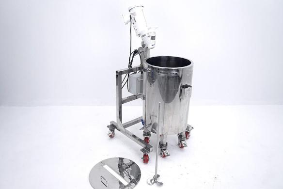 Sharpe Mixers G-075A Propeller Mixer, 2700 rpm, with IFP-021-1810 100 L Jacketed Stainless Steel Tank