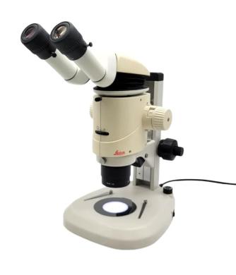 Leica Stereo Microscope MZ16 with Transmitted & Reflected Light Stand & Plan 1x-cover