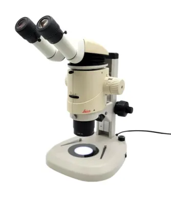 Leica Stereo Microscope MZ16 with Transmitted & Reflected Light Stand & Plan 1x