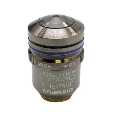 Olympus UPlanFL N 60X Oil Immersion Microscope Objective