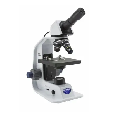 B-150 ALC Monocular Brightfield Microscope with 400x Magnification and LED Illumination