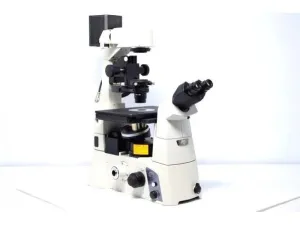 Nikon Eclipse Ti-U Inverted Fluorescence Phase Contrast Microscope with Mechanical Stage and Fluorescence Filters, 6 of 17