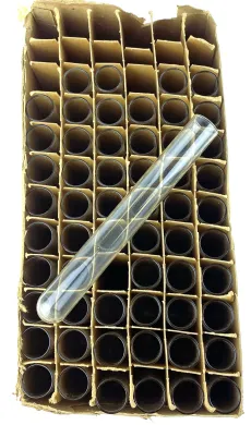 Kimble 45060 EXAX 50mL Borosilicate Glass Culture Tubes, 22 x 175mm, Box of 58