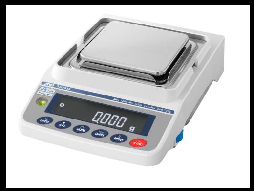 A&D GX&GF-603A Series Precision 3-Place Balance with 620 g Capacity and 0.001 g Readability-cover