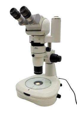 Nikon Stereo Microscope SMZ1000 with Tilting Ergo Head, Dual Photo Port, and Diascopic Stand-cover
