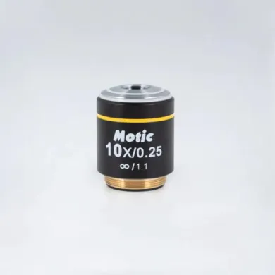 MOTIC Plan Achromatic Objective PL 10X/0.25 (WD=16.8mm) for AE31E and AE2000 Series