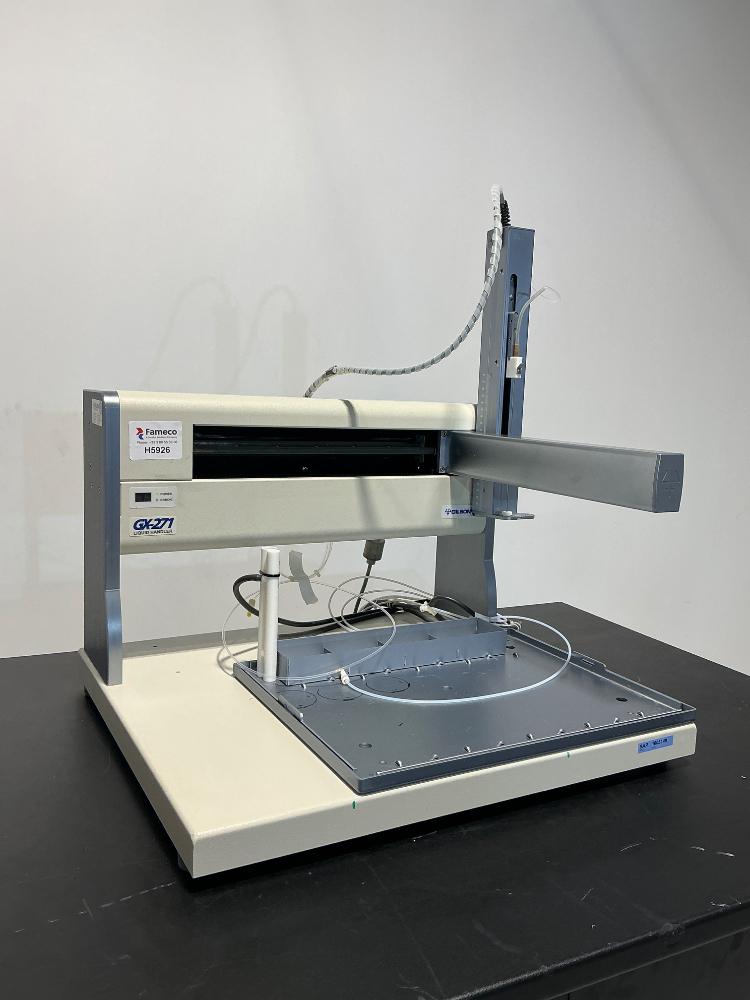 Gilson GX-271 Automated Liquid Handler with Syringe-less Dynamic Pumping System