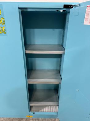 Uline H-3776M 45 Gallon Corrosive Chemical Storage Cabinet-cover