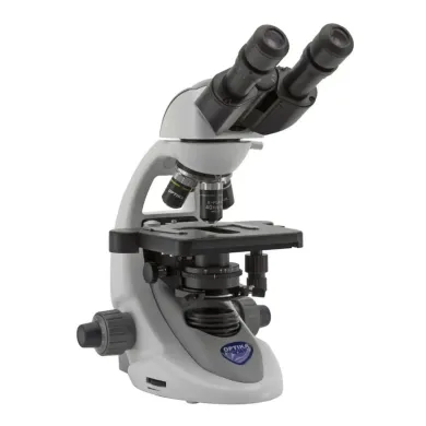 IOS B-290 Binocular Brightfield Microscope with 1000x Magnification and IOS N-PLAN Objectives