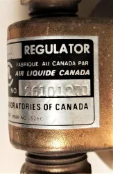 Air Liquide Liquid Air Carbon Dioxide Brass Regulator (CGA 580), 5 of 5