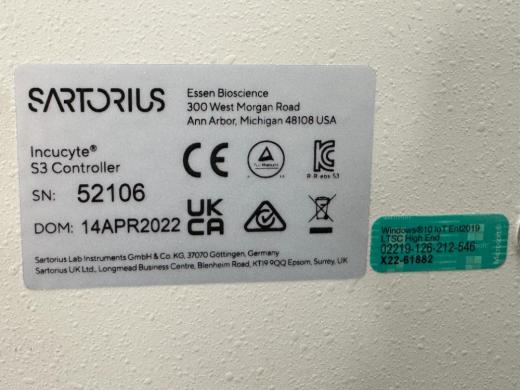 Sartorius Incucyte S3-C2 Live Cell Imager for Real-Time Cell Analysis-cover