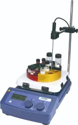 Scilogex SCI550-Pro LCD Digital 7 x 7 Magnetic Hotplate Stirrer, ceramic-glass plate, with PT1000 Sensor & Sensor Stand, 3 of 3