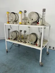 CBC Clean Quad Flexible Glove Isolator with Mobile Two-Tier Frame, 3 of 4
