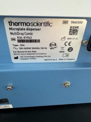 Thermo Scientific MultiDrop Combi Microplate Dispenser-cover