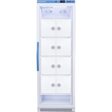 Accucold ARG15PVLOCKER 15 Cu. Ft. Upright Glass Door Vaccine Refrigerator with Lockers-cover