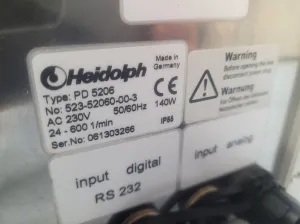 Heidolph Pumpdrive PD 5206 Peristaltic Pump, 6 of 6
