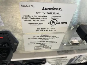 Luminex 200 Analyzer Multiplex Immunoassay and Flow Cytometry System, 3 of 3
