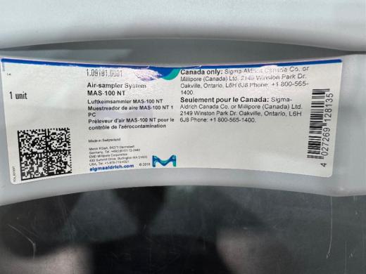 MBV MAS-100NT Microbiological Air Sampler-cover