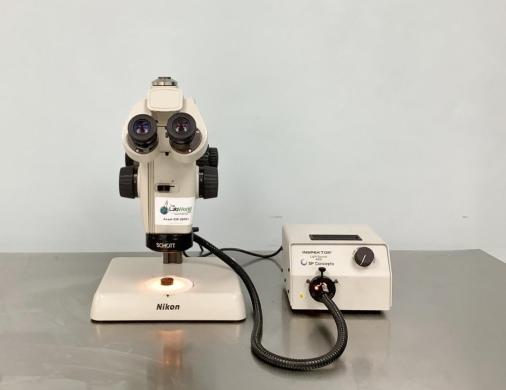 Nikon SMZ-U Stereo Zoom Microscope with Fiber-Optic Illumination and Adjustable Pole Stand-cover